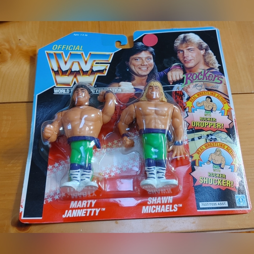 RARE Hasbro WWF Action Figure Rockers set factory sealed